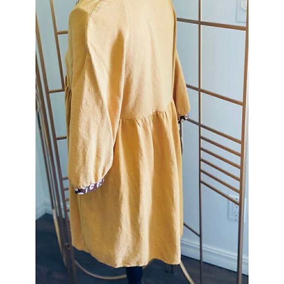 Umgee Women's Blouse Yellow Size Small - Picture 5 of 10